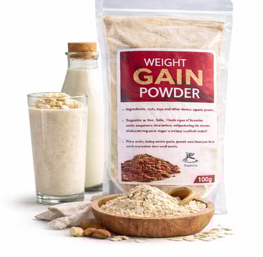 Weight Gain Powder is ideal for individuals who struggle to gain weight, have a poor appetite, live 
