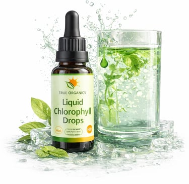 Liquid Chlorophyll Drops are a concentrated plant-based supplement designed to support daily detox, 