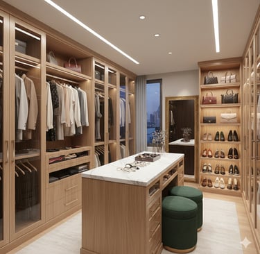 vestidor equipado color roble nocee01 en Cijuela