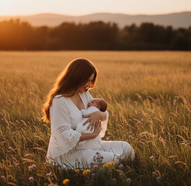 Soin post-partum pour la récupération physique, l'allaitement et le bébé.