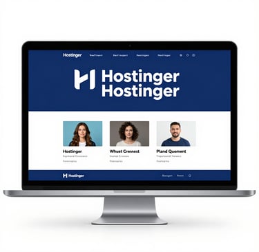 tenha um site da hostinger