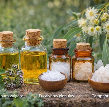 eucalyptus oil origanum oil