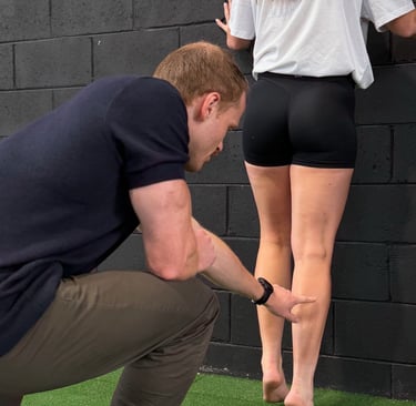 Functional strength testing and movement assessment at Braeside sports podiatry