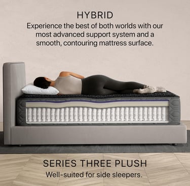 Beautyrest Black Hybrid series three for side sleepers