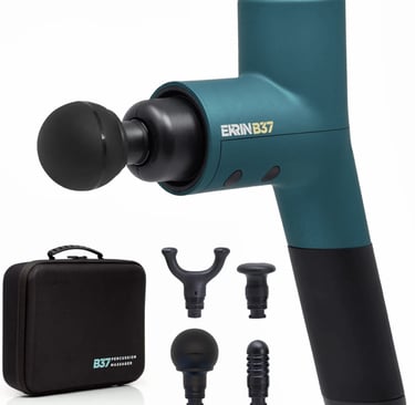 Ekrin Athletics B37S massage gun for deep muscle treatment and low back recovery