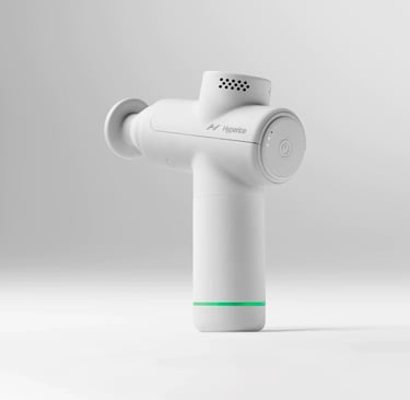 Hypervolt Go 2 compact massage gun for travel, back pain relief, and muscle recovery