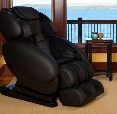 Infinity IT-8500 X3 4D massage chair with spinal decompression stretch and heated lumbar support