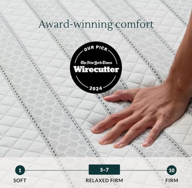 Leesa Sapira Hybrid Mattress 2024 Award Winning Mattress by New York Times Wirecutter