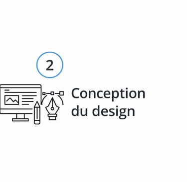 Conception du design d’un site web moderne et professionnel