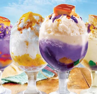 Halo-Halo (mix-mix) Filipino dessert. Photo courtesy of https://cdn.manilastandard.net/wp-content/up