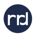 Official RR Donnelley corporate logo featuring white lowercase RRD letters inside a dark blue circle.