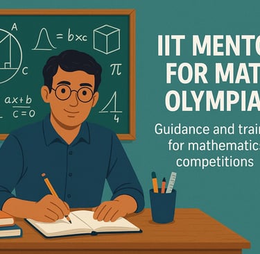 IIT mentor for math olympiad