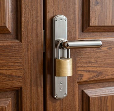 puerta con candado