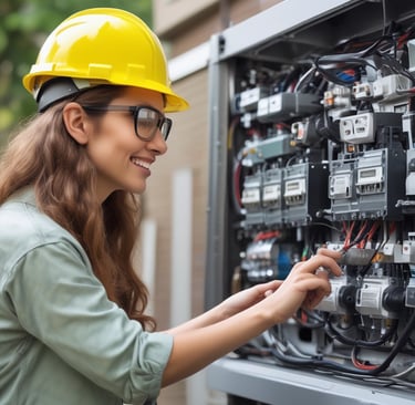 Close-up of a shopper happily using a discount coupon on a mobile app.