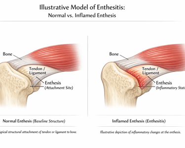 Illustrative Model of Enthesitis