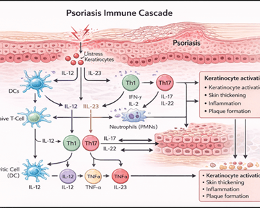 Psoriasis Immune Cascade