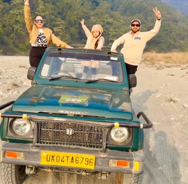 customer while doing jeep safari in garjia zone jim corbett
