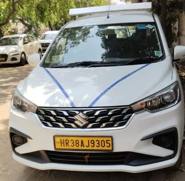 Ertiga taxi for oneway drop Jim Corbett to Delhi