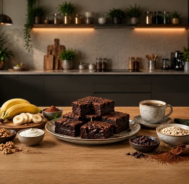 Brownie fit caseiro com cacau
