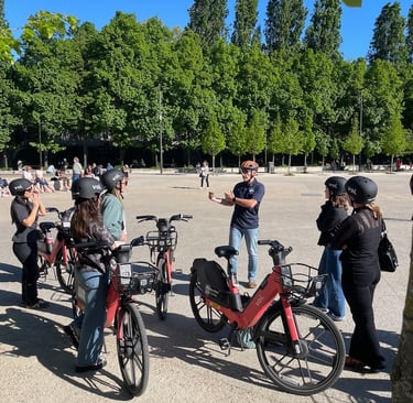 Cours mobilité active à vélo dans Paris