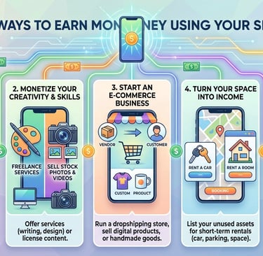 Discover 5 proven ways to earn money using your smartphone