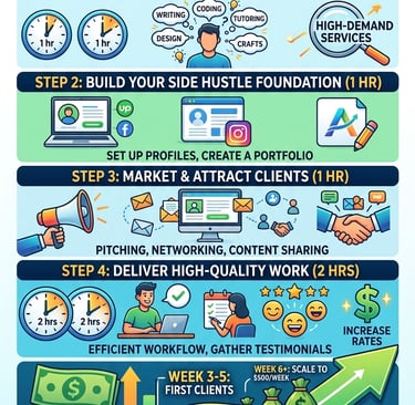 From Spare Time to Spare Cash How to Turn 5 Hours a Week into $500