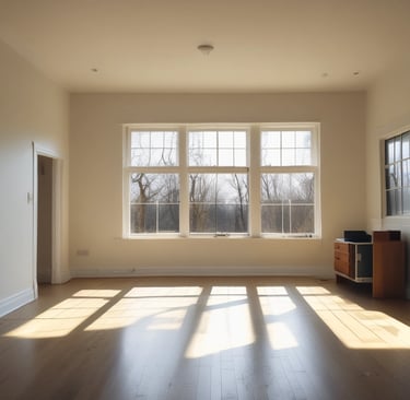 Bright living room with modern inventory