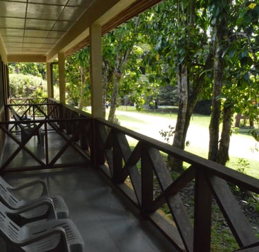 Danum accommodation with balcony