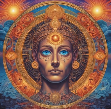 Intricate network of blood vessels and arteries