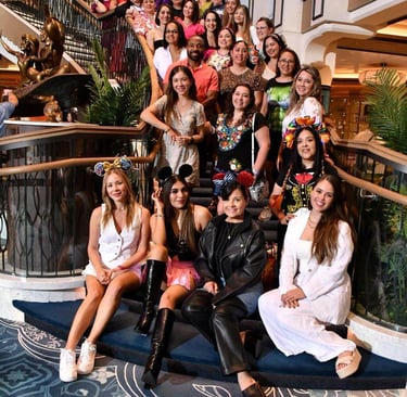 agentes de viajes viaje de familiarización crucero Disney