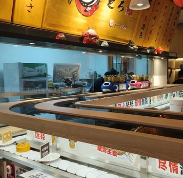 sushi conveyor delivery robot
