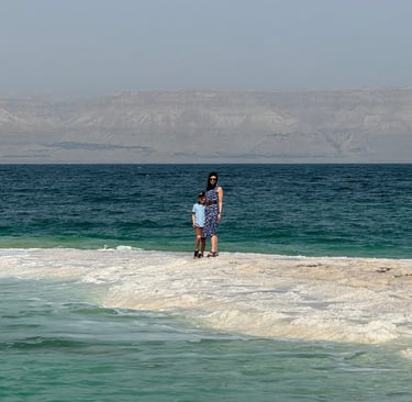 Salt flats jordan