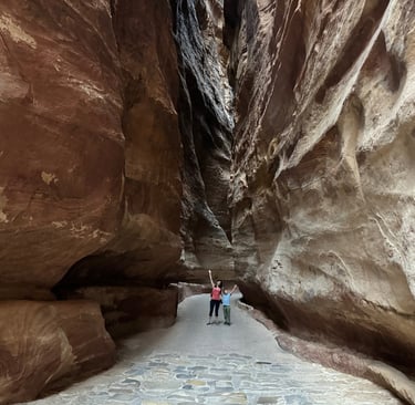 petra with kids