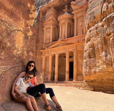 petra with kids