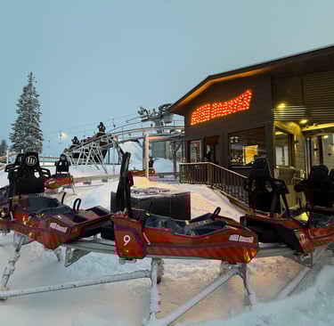 Ruka roller coaster Finland
