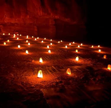 petra by night