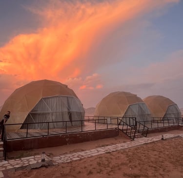 wadi rum dessert camp with kids