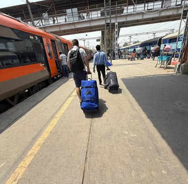 family train travel india