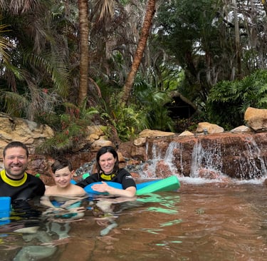 discovery cove with kids