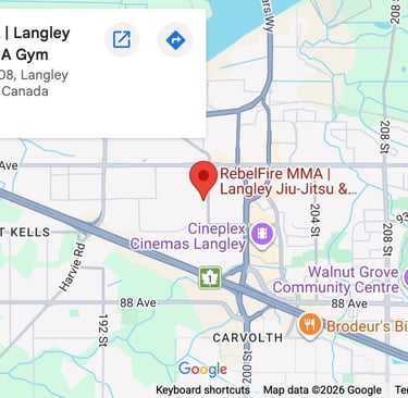 RebelFire MMA Location Map