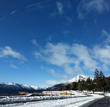 Invierno Villa Traful - Pueblo nevado