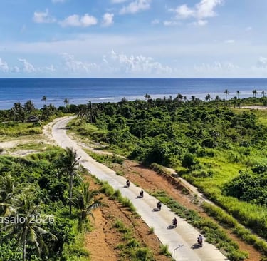 Road trip in Jomalig Island