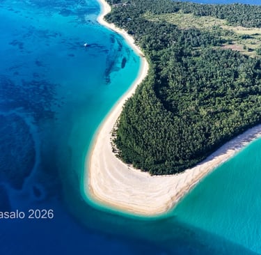 Salibungot Beach in Jomalig Island