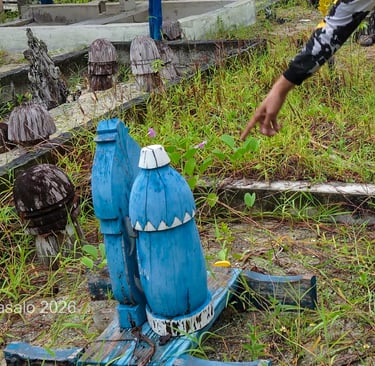 unique graveyard markers in tawi-tawi