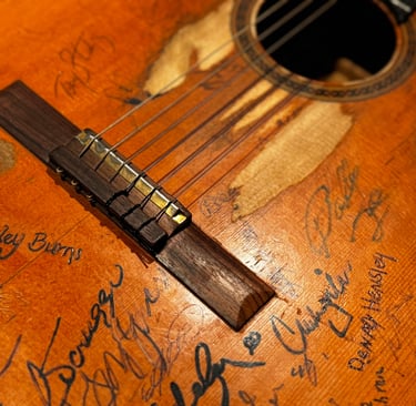 Jim Burns' Martin N-20WN guitar.