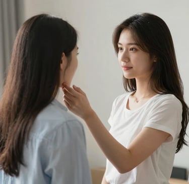 Close-up of colorful detox juices in glass jars with fresh fruits and leaves around.