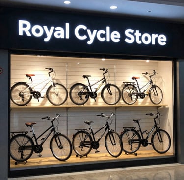 A joyful customer test riding a Mach City cycle on a sunny day near Krishnagiri.