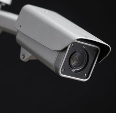 Digital screens display data on a circuit board background