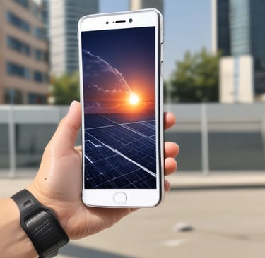 A friendly customer service representative answering a call in a bright office.