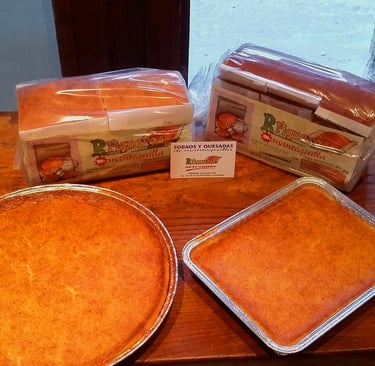 Paquetes de Sobaos y Quesadas Pasiegas